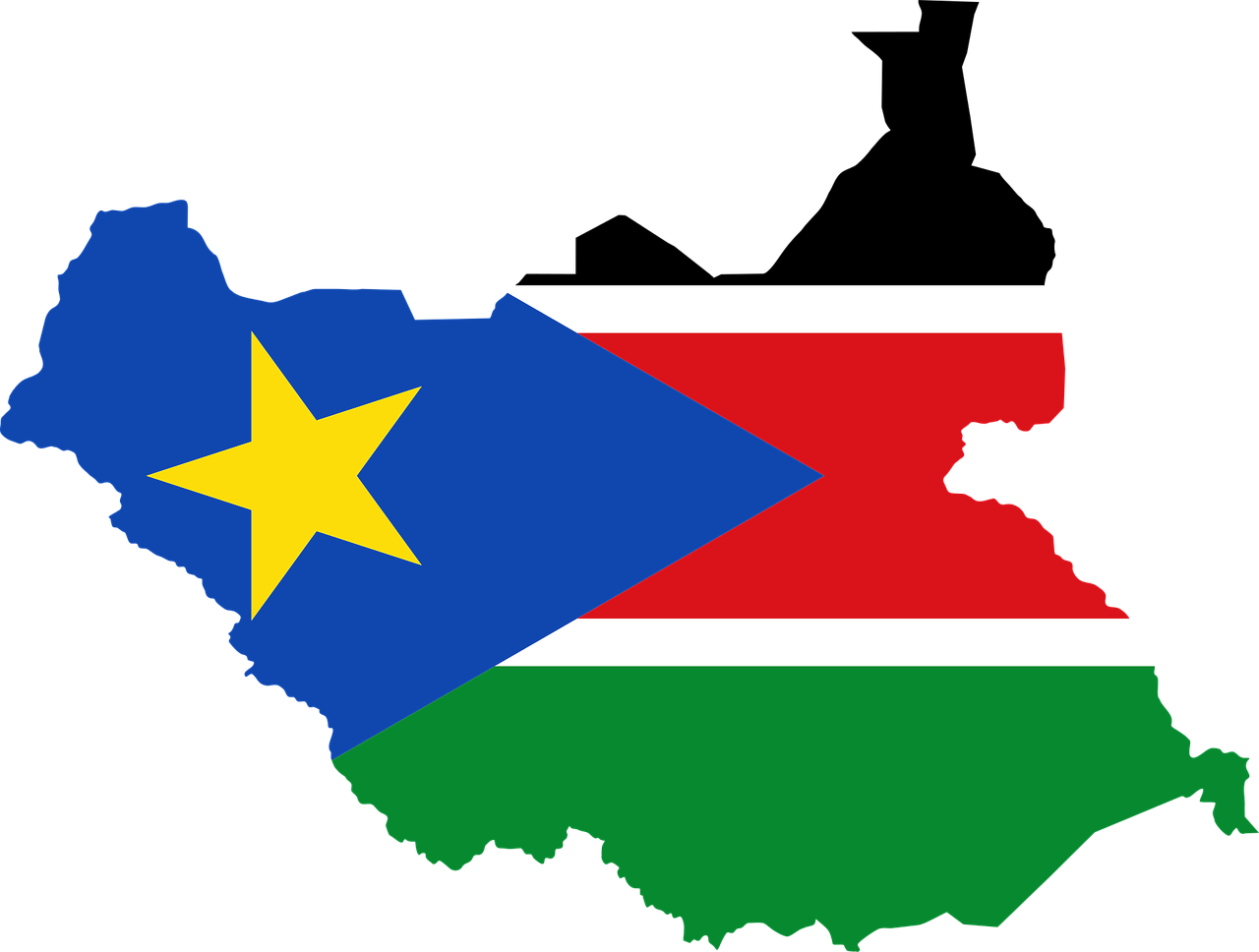 South Sudan Map